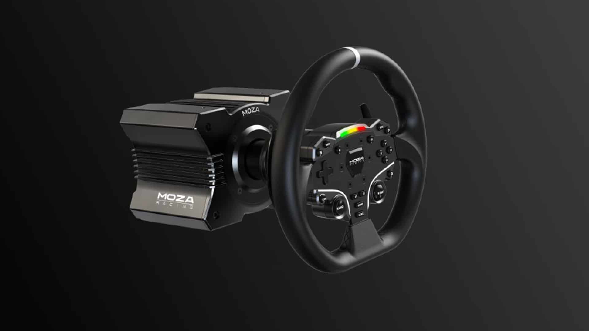 Moza's R5 direct drive sim racing bundle costs a lowly $599