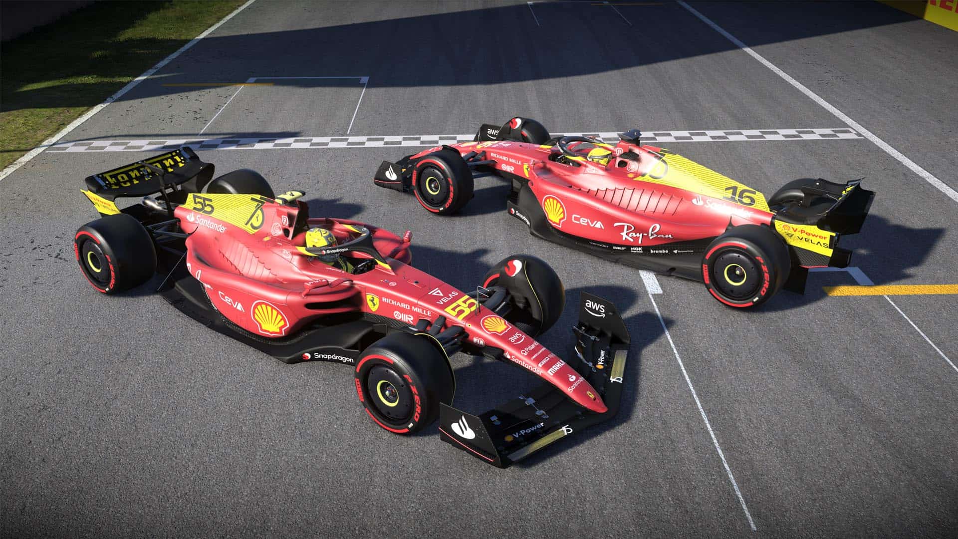 Ferrari’s celebratory Italian GP livery coming to F1 22 game Traxion