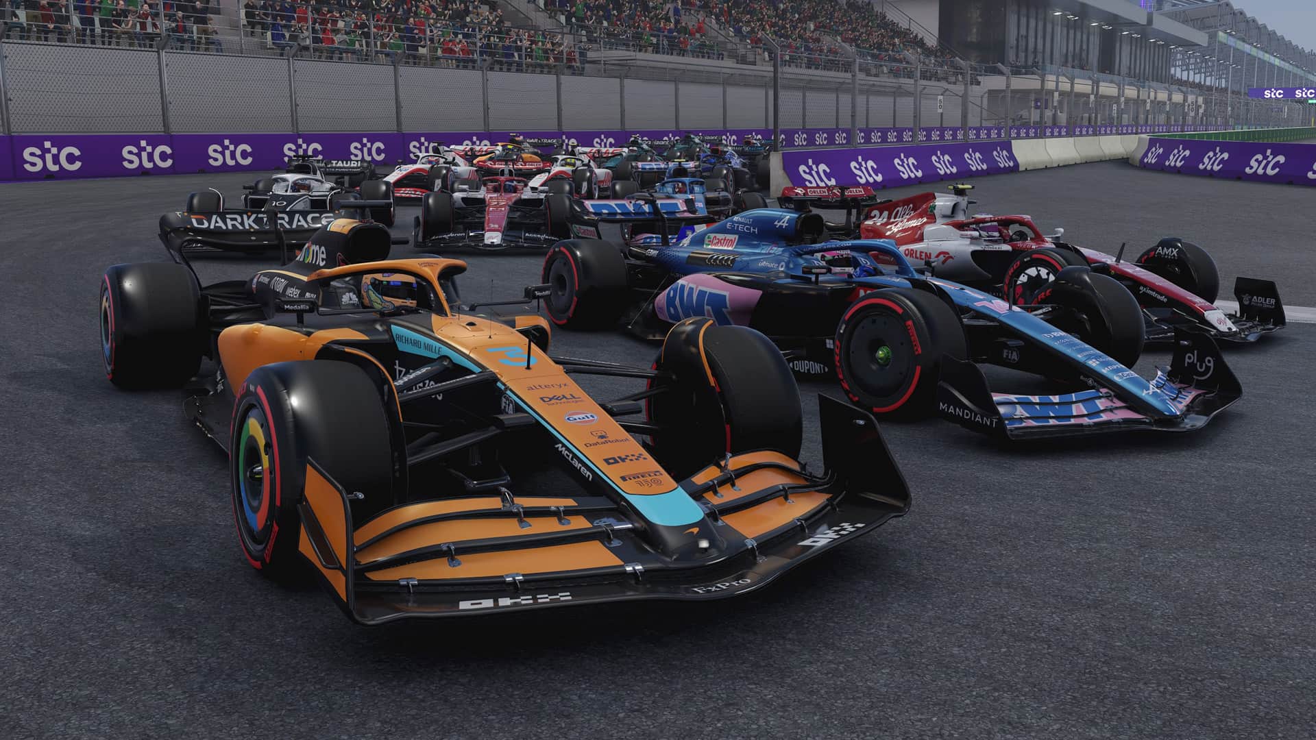 The F1 22 game now has more life-like liveries and car models Traxion