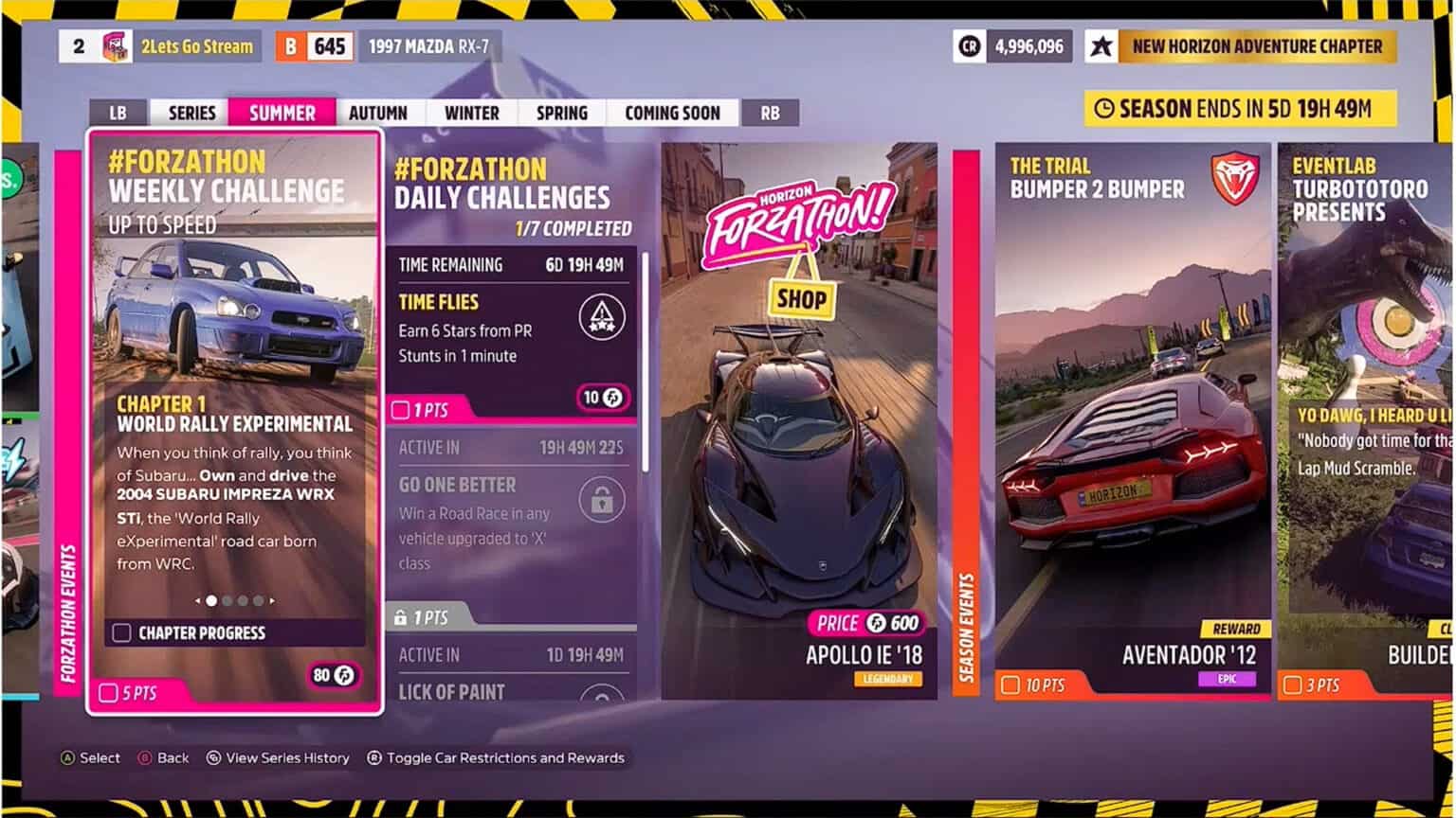 Full Rundown Forza Horizon S November Festival Playlist Donut Media