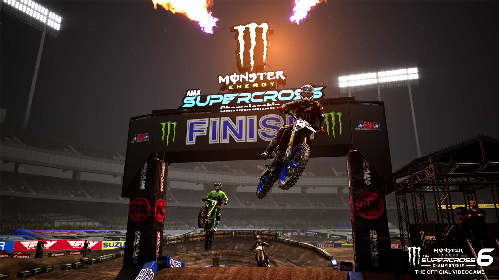 Monster Energy Supercross 6 é bom game de corrida de motos