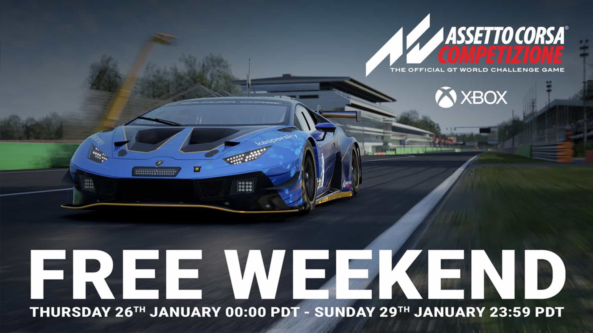 applaus Leerling Haringen Assetto Corsa Competizione is free-to-play on Xbox this weekend | Traxion