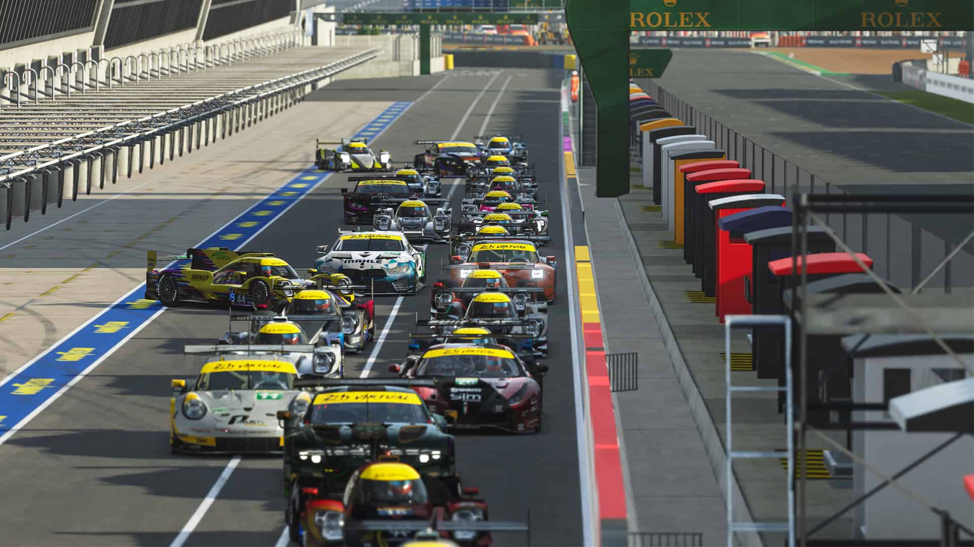 Porsche Coanda And R G Take Hours Of Le Mans Virtual Pole Positions