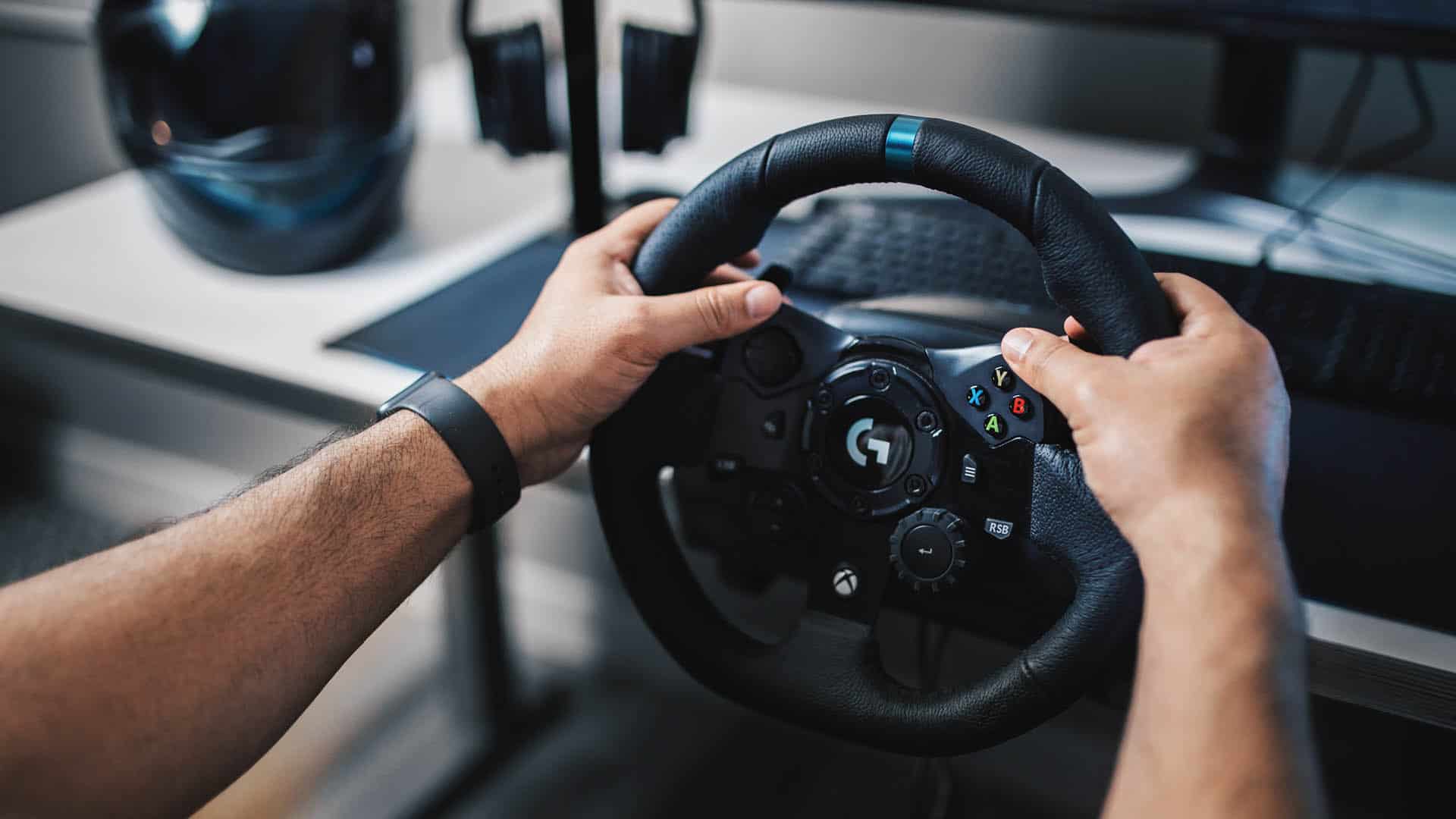 Classic Game Room - LOGITECH DRIVING FORCE GT racing wheel review 