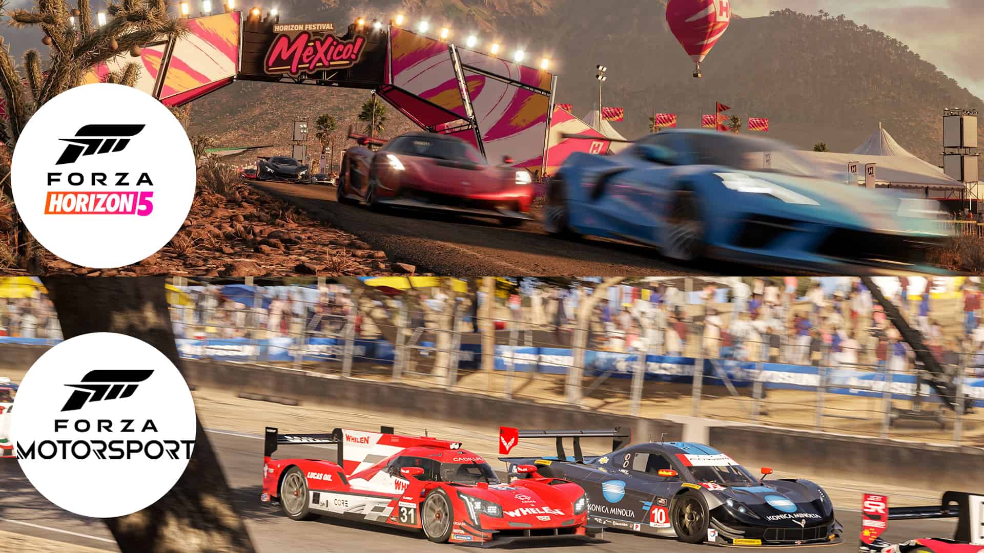 Forza Horizon e Forza Motorsport