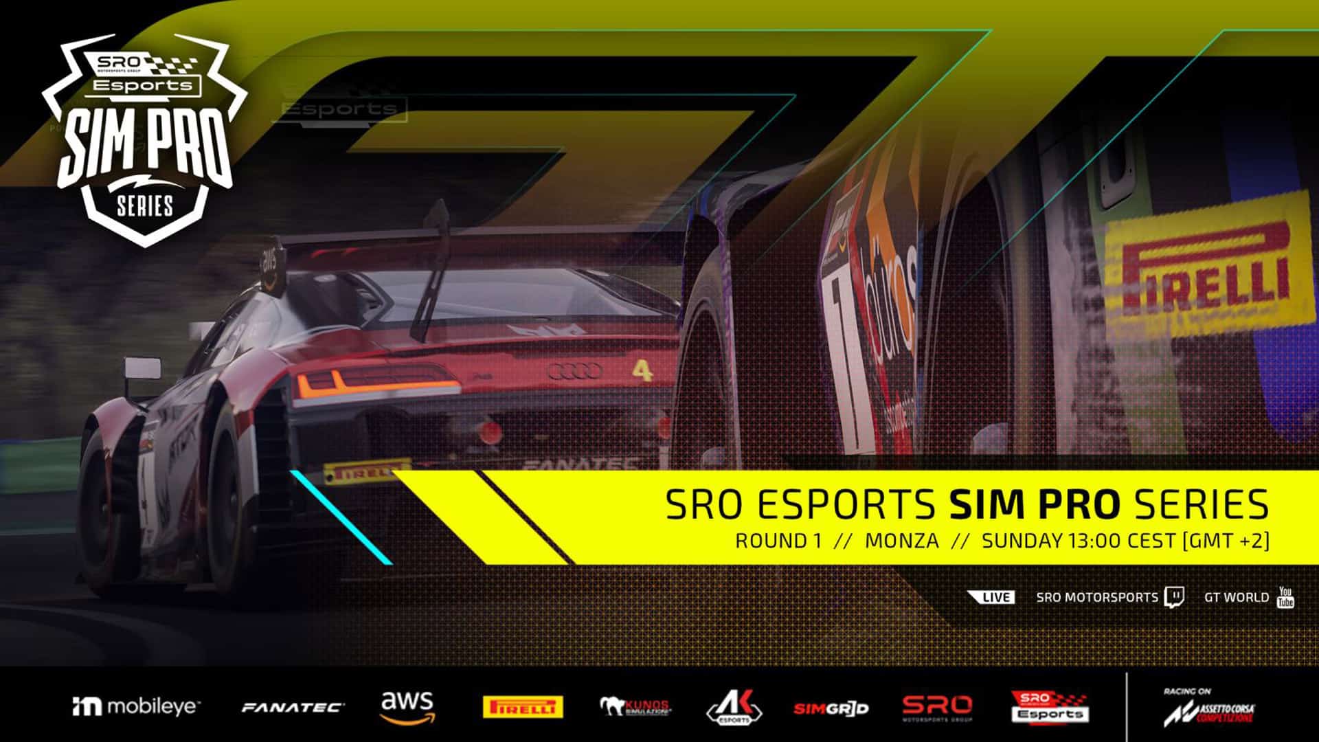 SRO Esports Racing Night will take place in-person during Spa 24