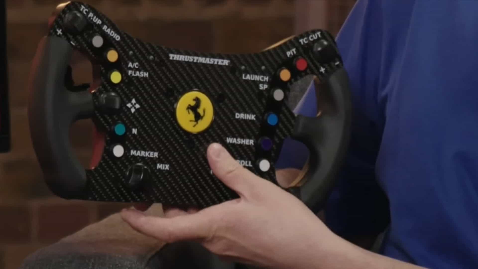 Thrustmaster has added a mini steering wheel to a gamepad