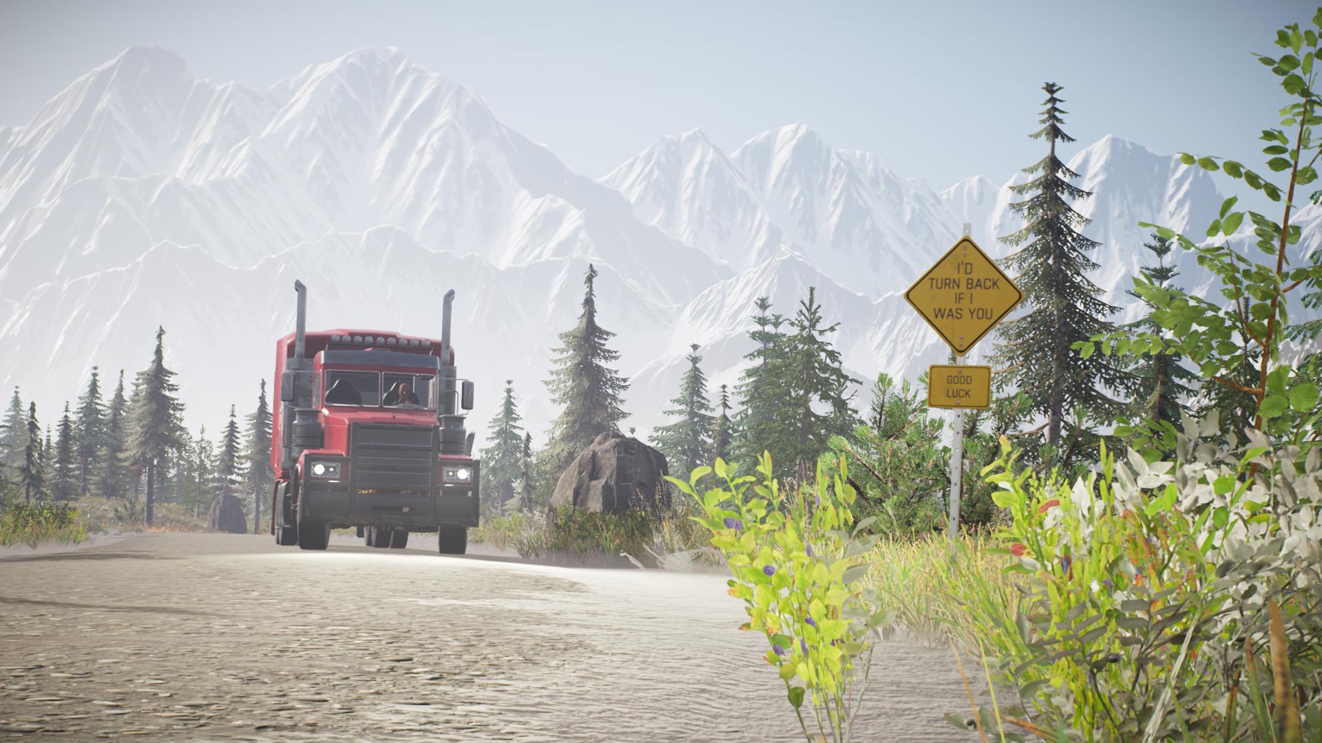 | Road follow set October Alaskan console versions with to Truckers Traxion for release,