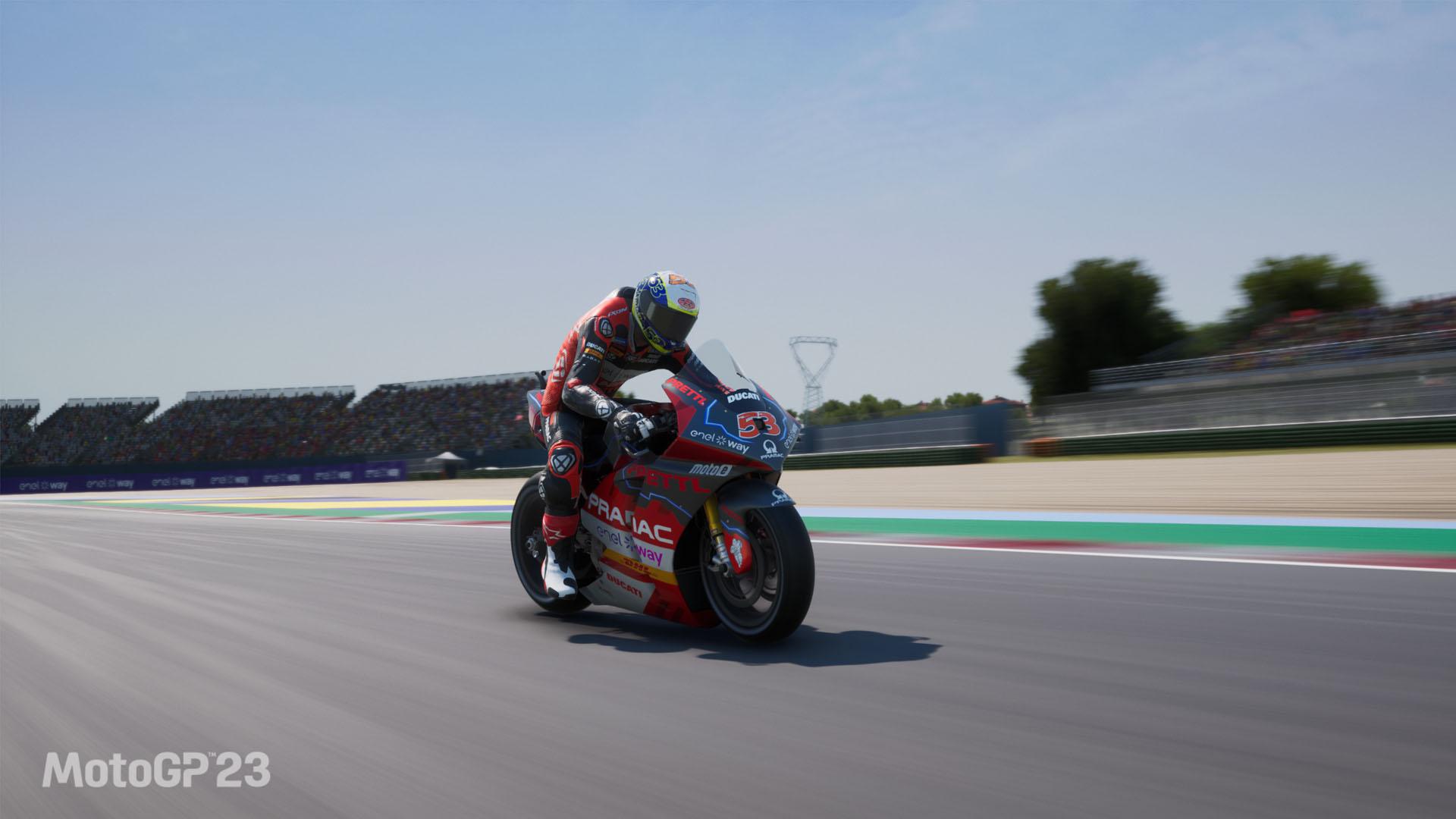 MotoGP 23 update adds electric MotoE series