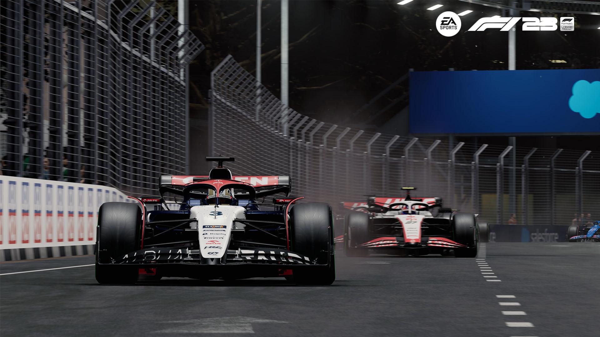 Updated Singapore track and Ricciardo now in F1 23 Traxion