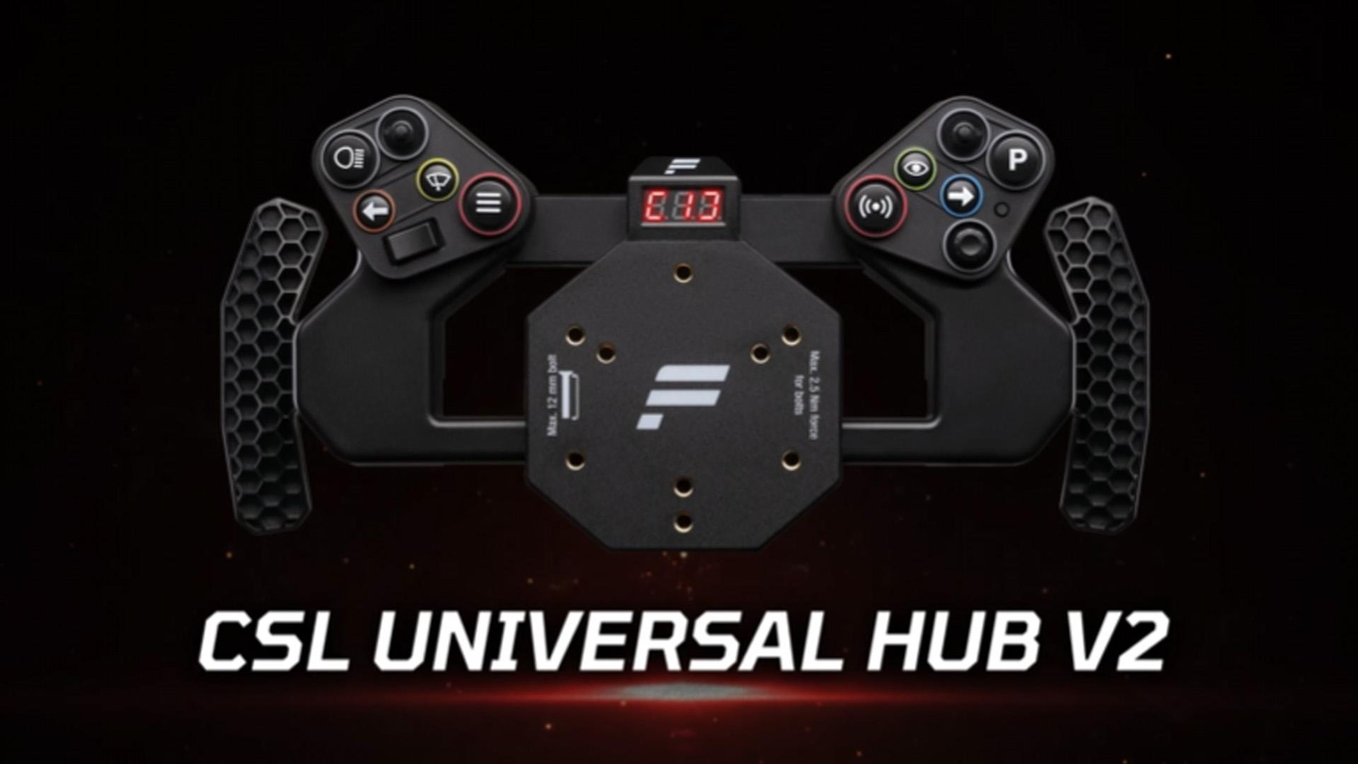 Fanatec's new CSL Universal Hub V2 offers increased rigidity | Traxion