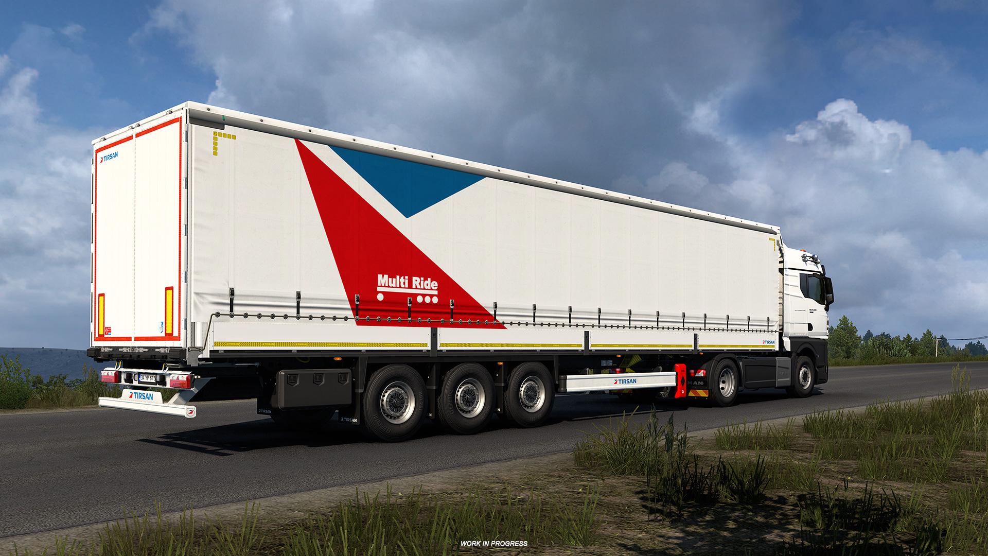New Tirsan Trailer DLC released for Euro Truck Simulator 2