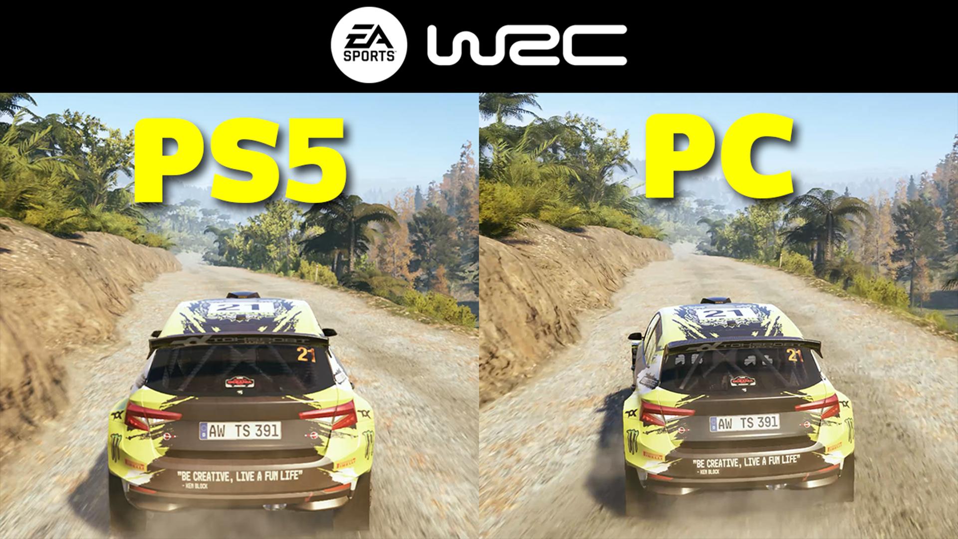 WATCH: EA SPORTS WRC PS5 vs PC performance