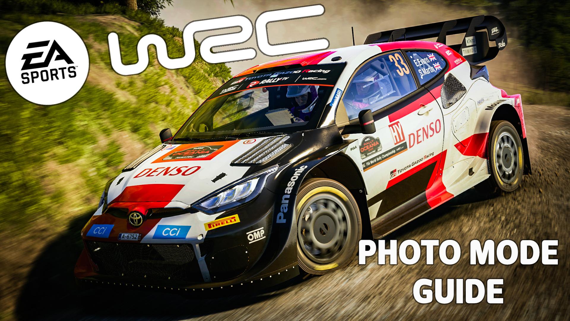 EA SPORTS WRC's photo mode explained