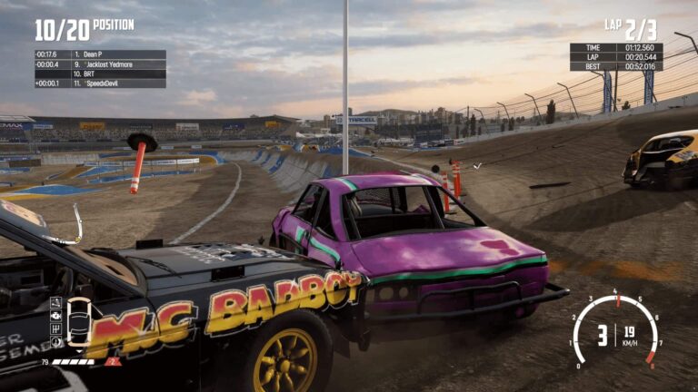 Racing Heroes car pack and tournament with Wreckfest update v1.8