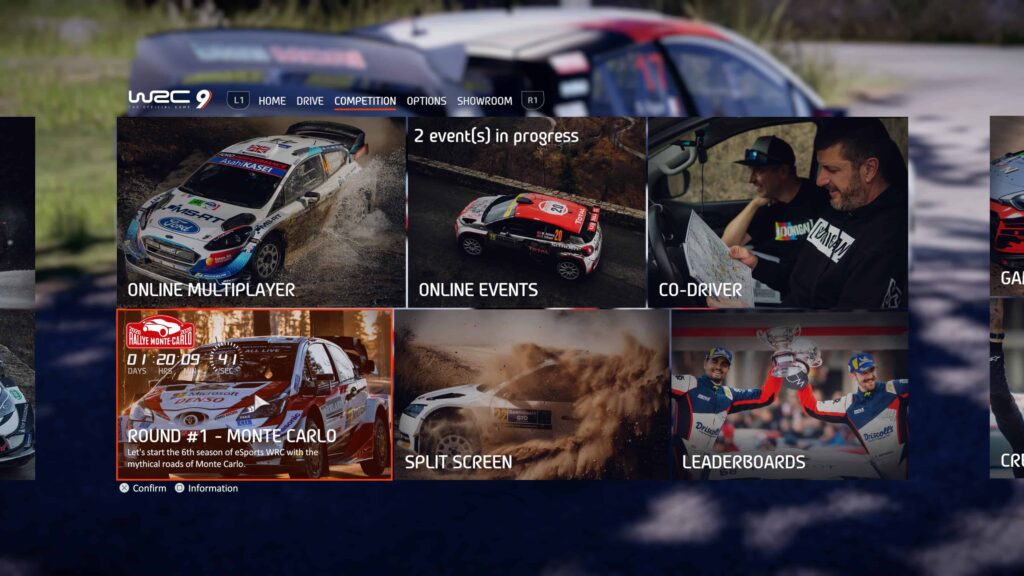 WRC 9 esports 2021 Monte Carlo