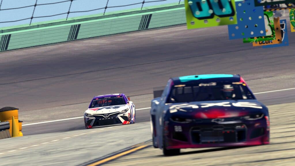 eNASCAR iRacing Homestead pit stop