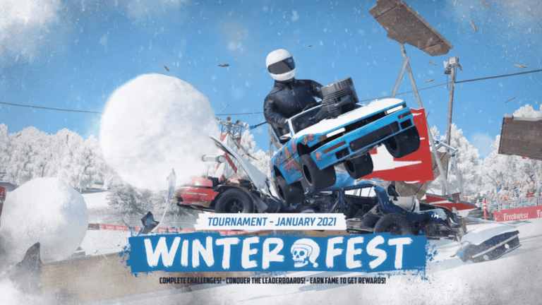 “Winter Fest” tournament and update for Wreckfest (v1.9)