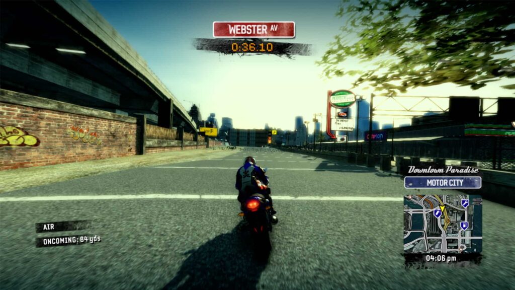 Burnout Paradise Switch motorcycle