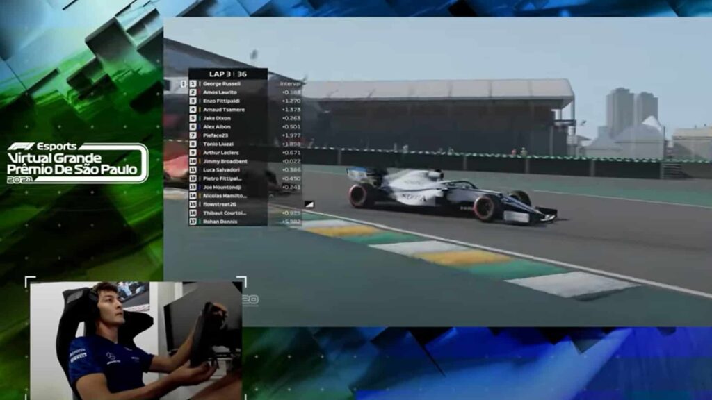 F1 Virtual Grand Prix Sao Paulo Russell