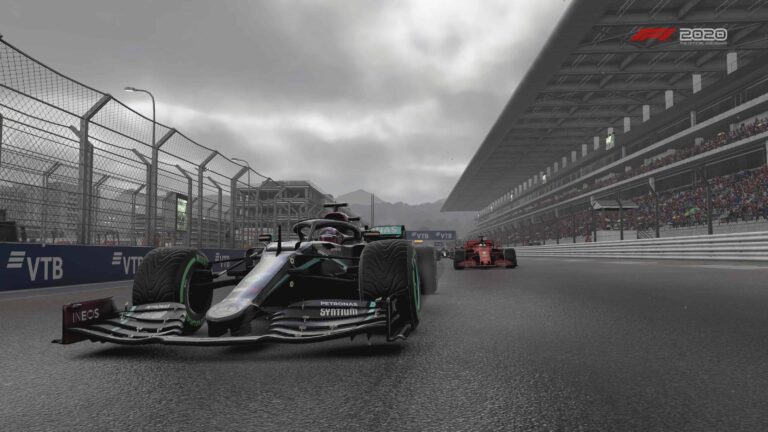 Lewis Hamilton F1 2020 Wet Russia Sochi