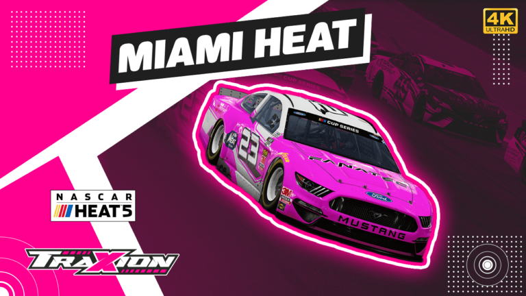 NASCAR Heat 5 Fanatec for the first time