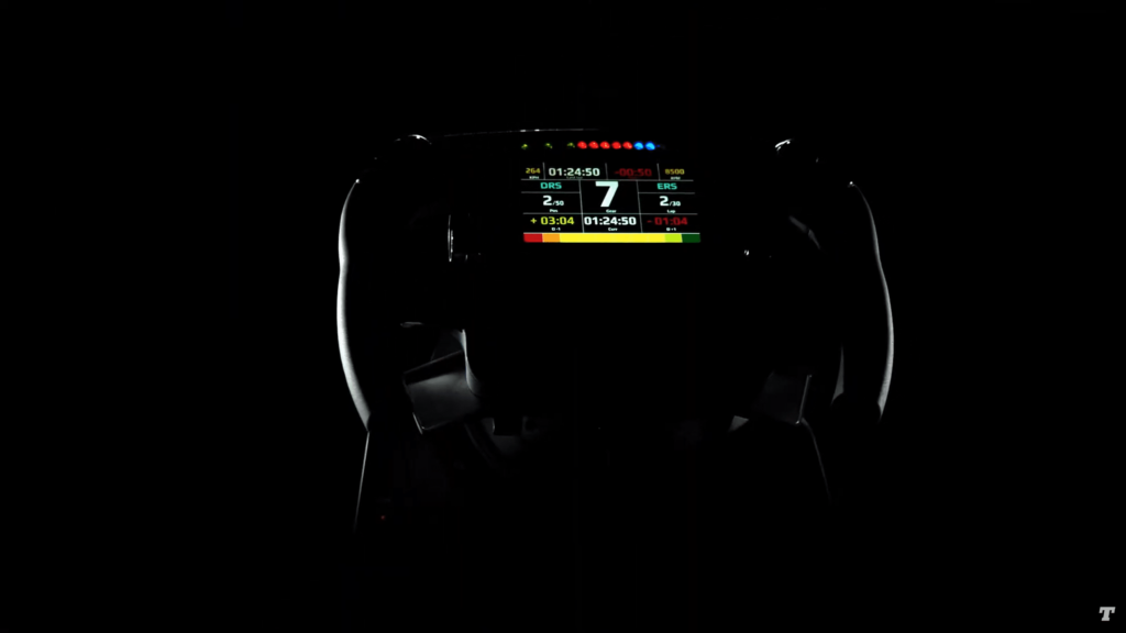 New wheel rim from Thrustmaster teases LED screen