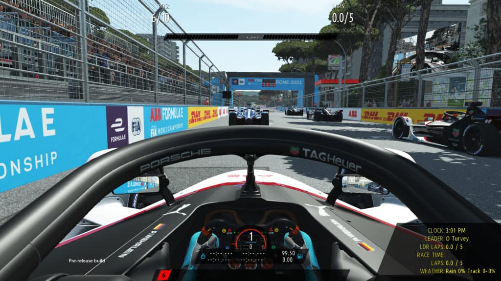 Formula E Race Start Rome
