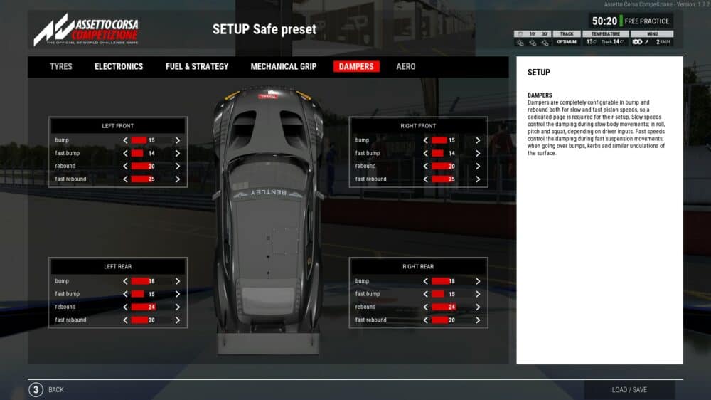 Setting defaults assetto corsa что делать