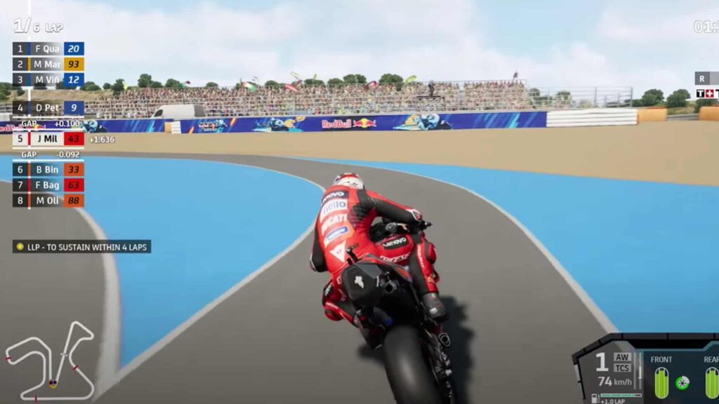 MotoGP 21 long lap penalty