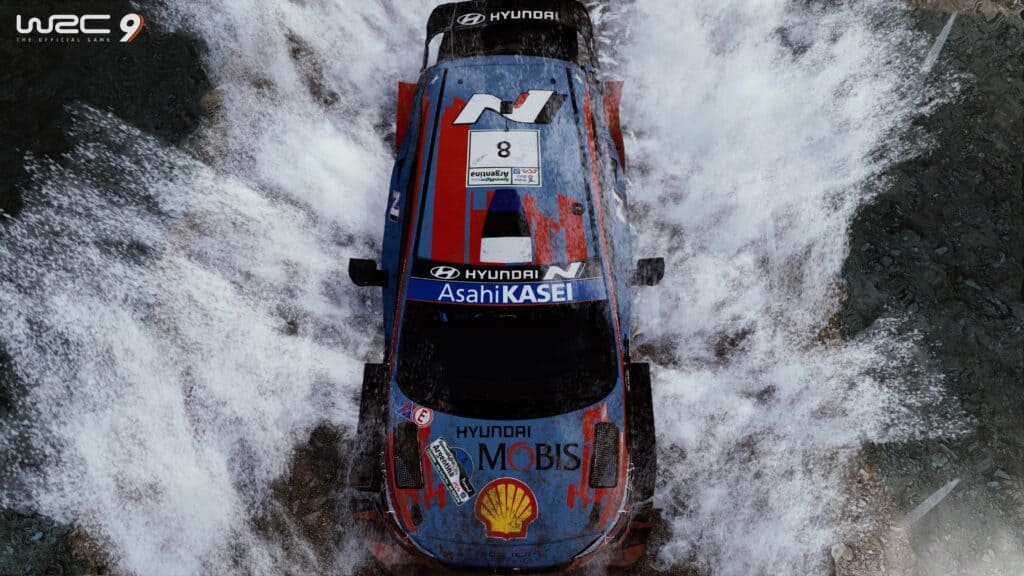 WRC 9 Hyundai Water Splash