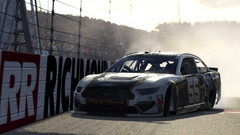 Vicente Salas enASCAR Richmond victory iRacing