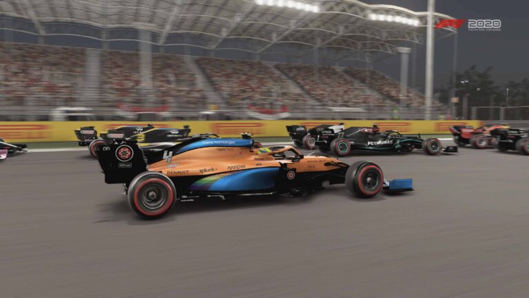 Lando Norris McLaren Bahrain 2020