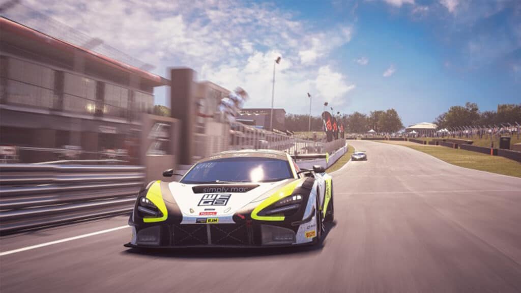 James Baldwin British GT Esports Brands Hatch 2021
