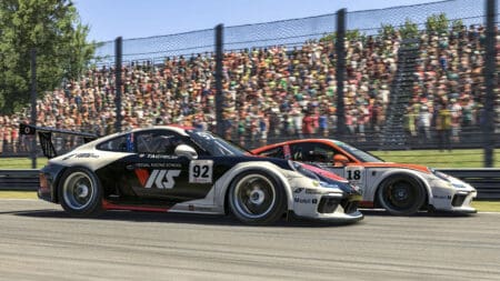 Porsche 911 GT3 Cup, Joshua Rogers (AUS), #92, Sindre Setsaas (N), #18, Porsche TAG Heuer Esports Supercup, 2021