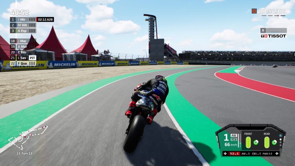 Taking a MotoGP 21 long lap penalty gameplay