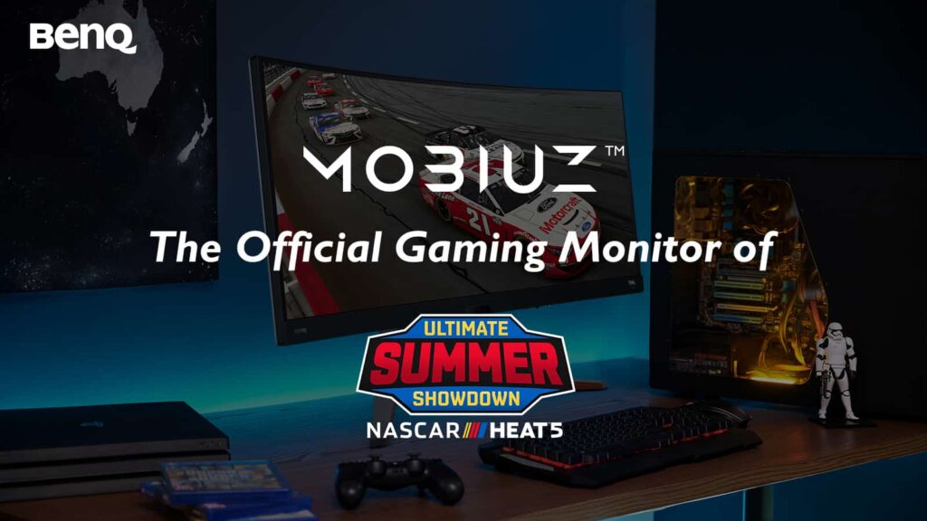 NASCAR Heat 5 Ultimate Summer Showdown esports to be broadcast on Traxion Mobiuz BenQ