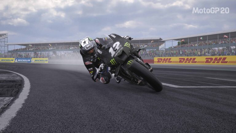 You can now enter the third MotoGP eSport Championship challenge Maverick Vinales wet Silverstone