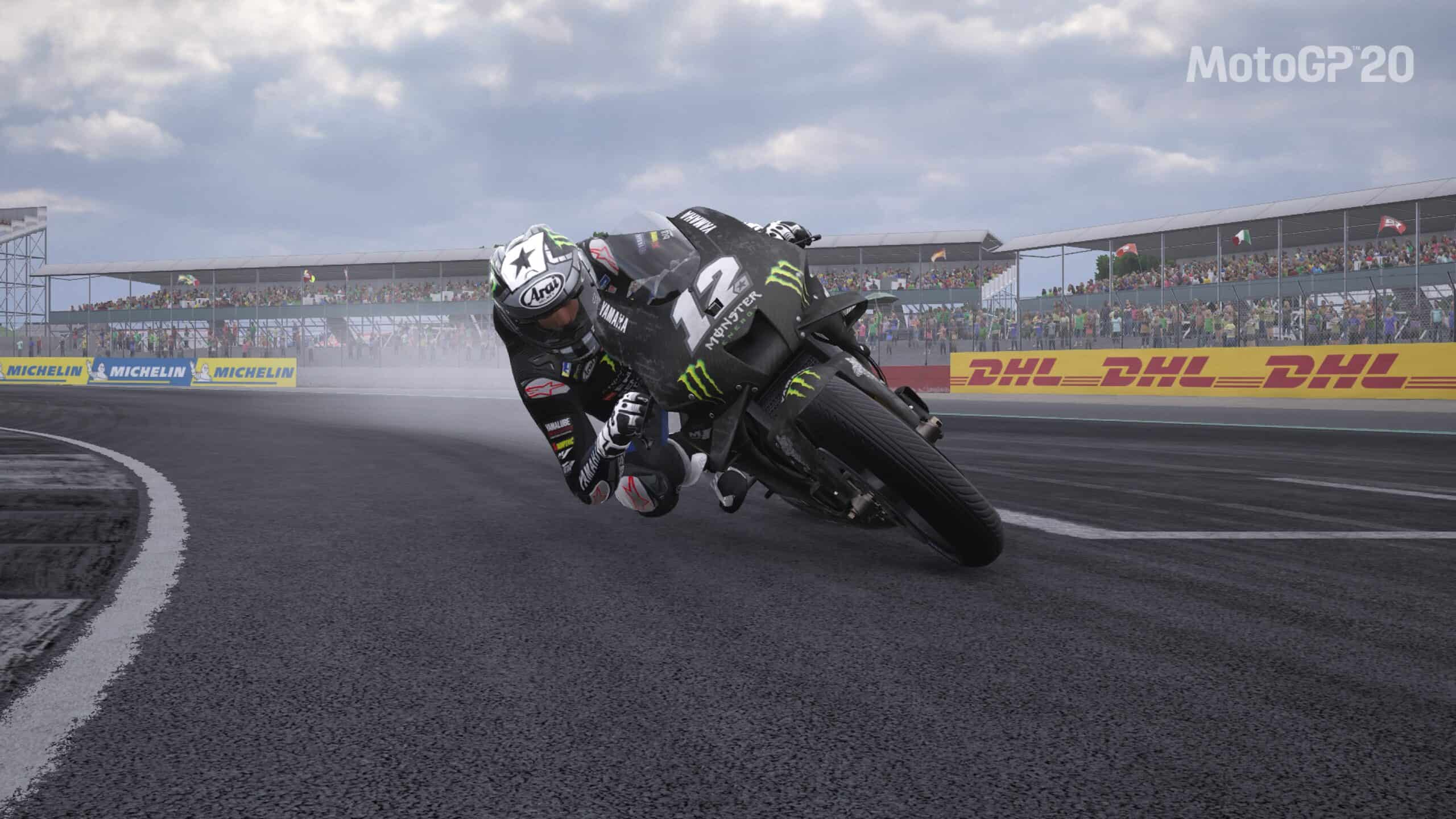 You can now enter the third MotoGP eSport Championship challenge Maverick Vinales wet Silverstone