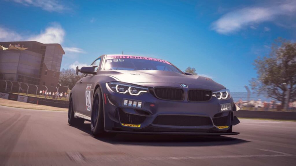 Nils Naujoks BMW M4 GT4 BMW Motorsport British GT Esports Brands Hatch 2021
