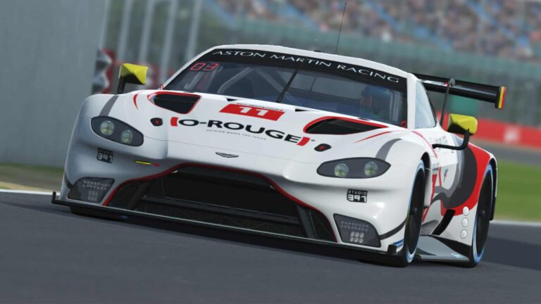rFactor 2 update Aston Martin Vantage GTE O-Rouge Livery