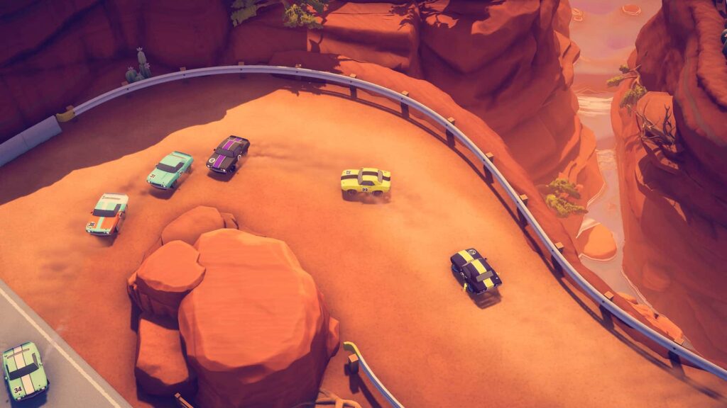 Recent Circuit Superstars update adds a dirt track