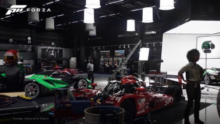 Forza Motorsport studio scene