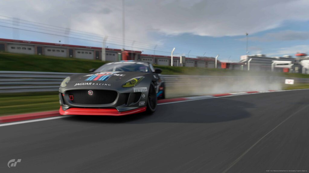 Jaguar F-Type race car Brands Hatch