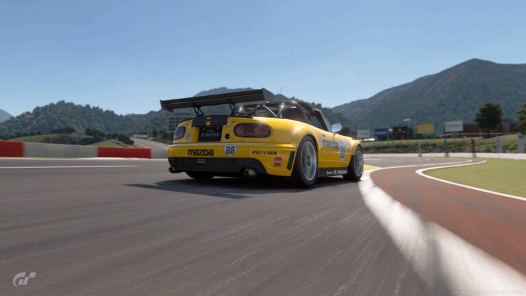Mazda Roadster Touring Car Yellow