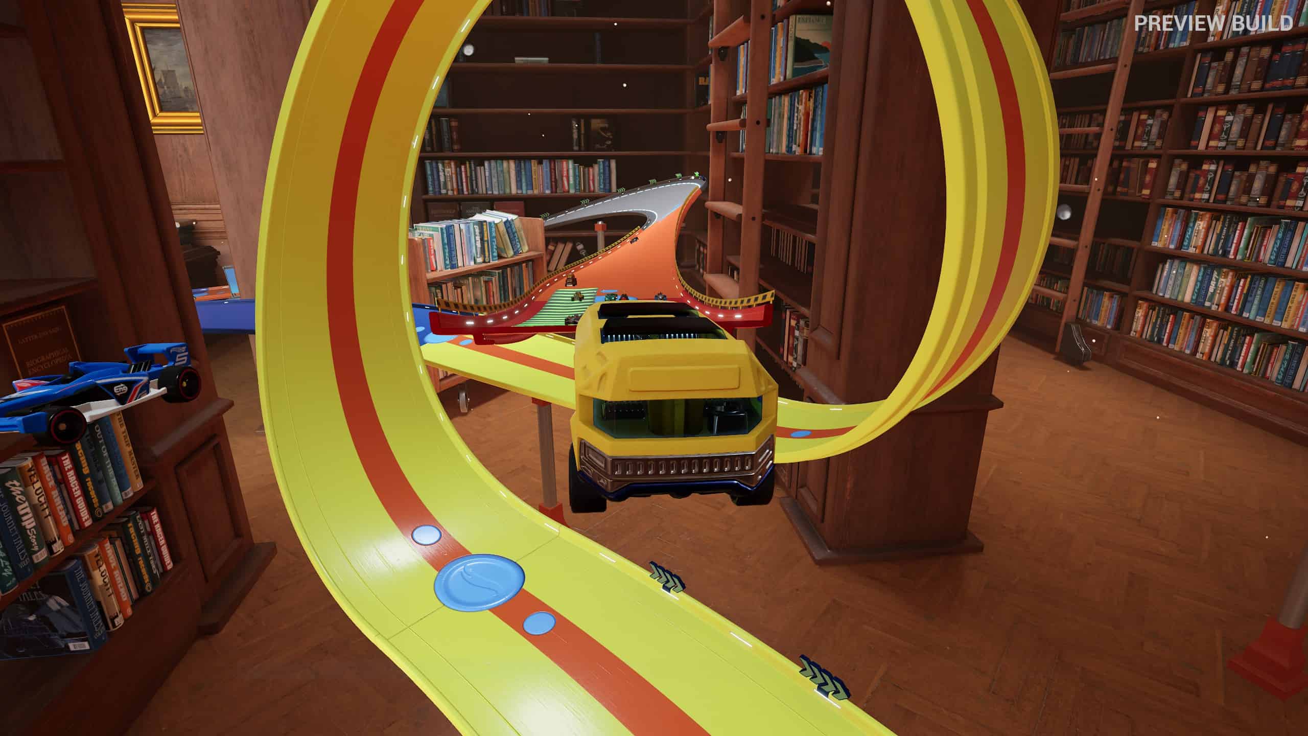 School Bus jumping in Hot Wheels Unleashed