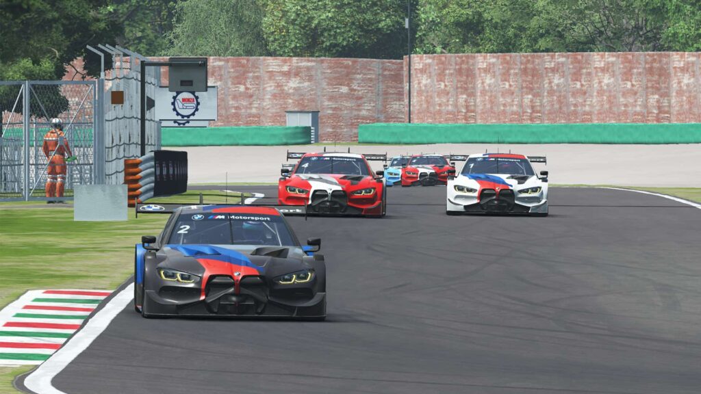 BMW M4 Class1 racing at Monza, rFactor 2