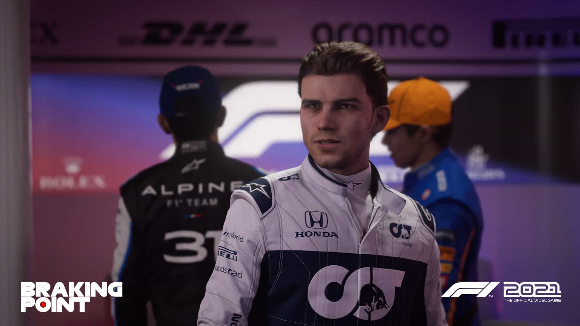 Here are the five fictional characters in F1 2021 game’s Braking Point