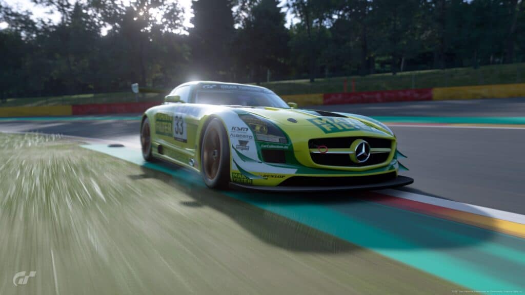 Mercedes-Benz SLS AMG GT3 Circuit de Spa-Francorchamps