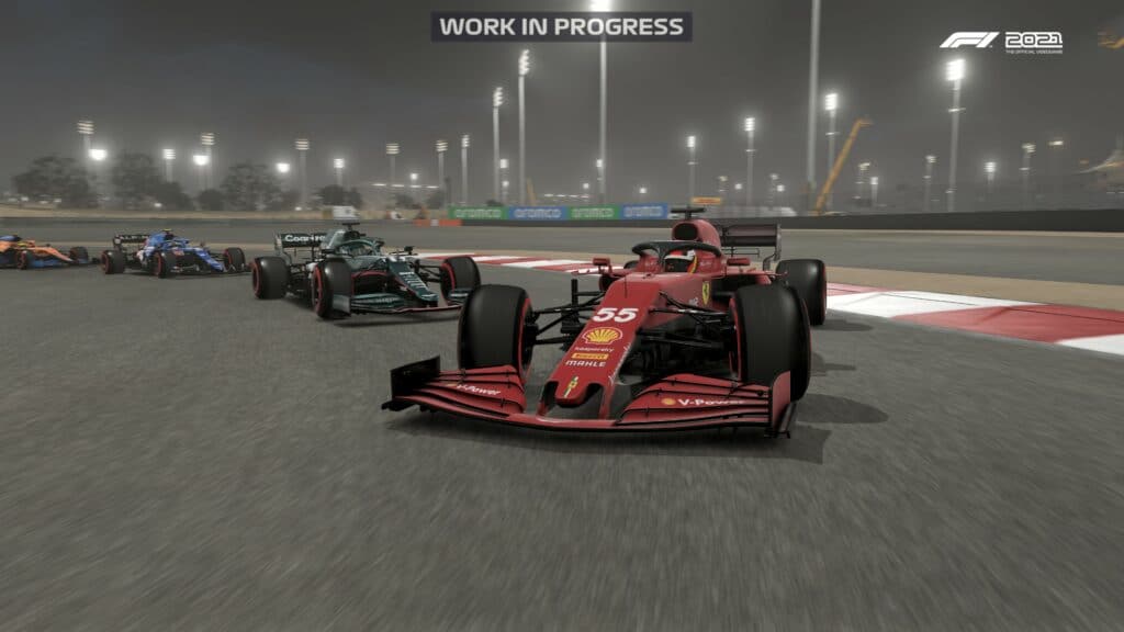 F1 2021 Carlos Sainz Bahrain Drift